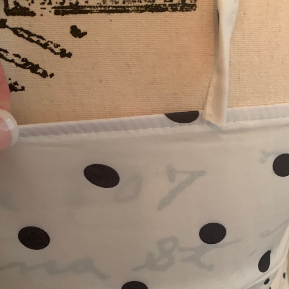 Elegant Polka Dot Maxi Dress (White & Black) - Picture 11 of 16